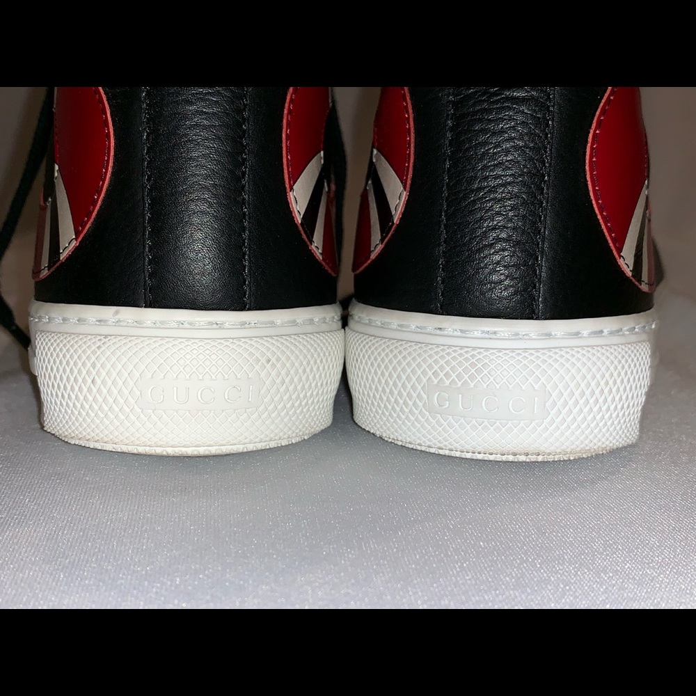 ***SOLD*** Gucci Snake black high tops - Picture 3 of 8